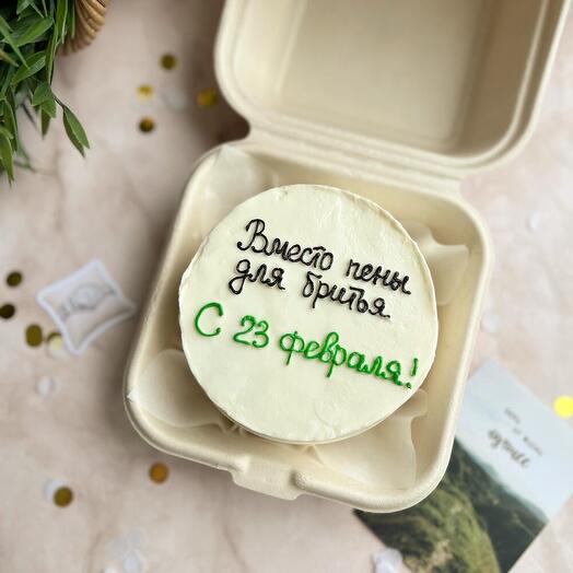Бенто торт на 23 февраля в подарок