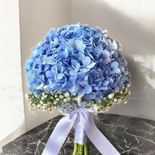 Blue Bridal Bouquet