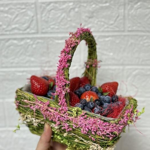 Cesta de fresa fresa Fresca