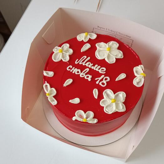 Бенто-торт "маме снова 18