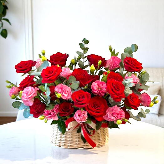 Rose Whisper Basket