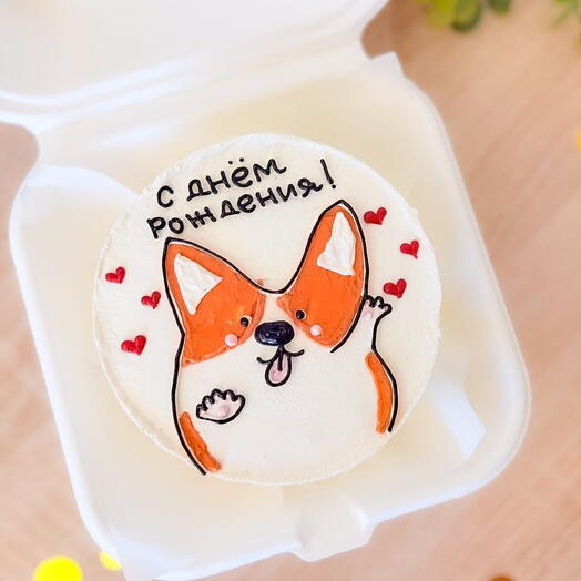 Бенто-торт  "Корги"