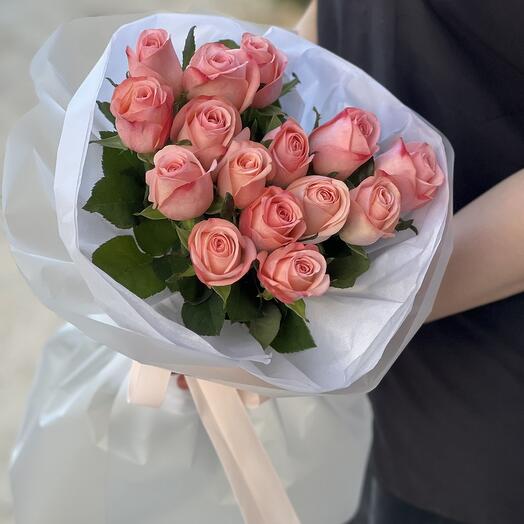 15 микс роз Кения 40 см