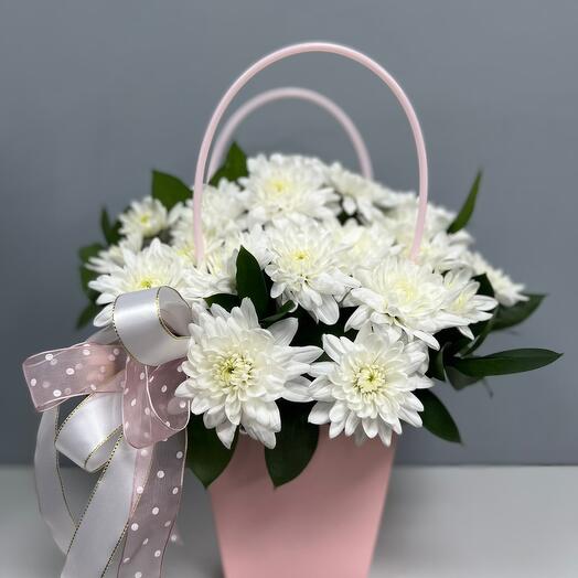 Цветы  в сумочке