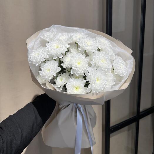 Букет из 5 хризантем