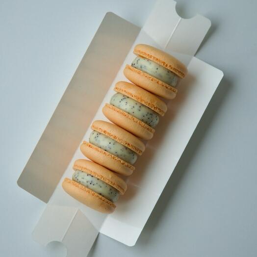 Макарон «Абрикос-мак» 4шт