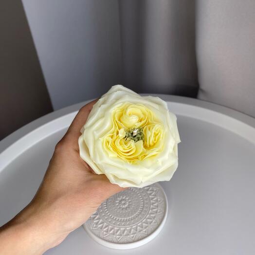 Свеча Лимонная роза
