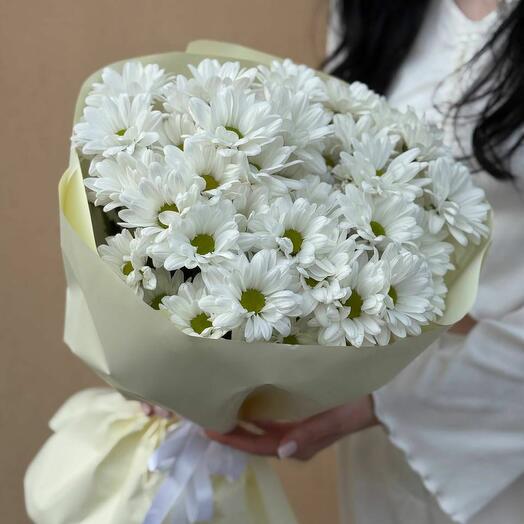 Букет кустовых хризантем ромашек