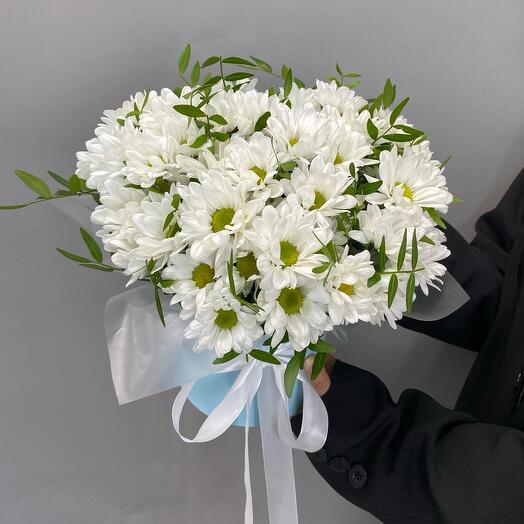 Средний бокс с кустовой хризантемой