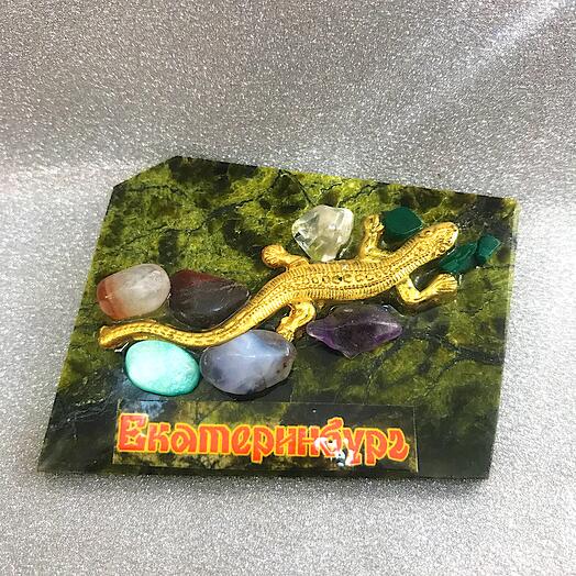 Магнит Региональный с ящерицей