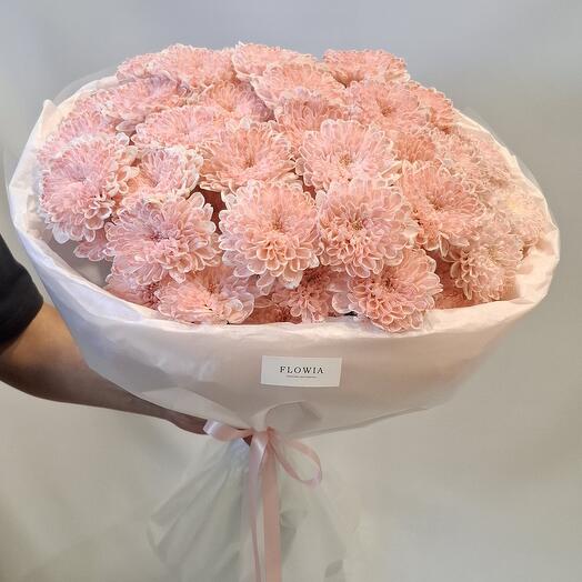 Delicado ramo de crisantemo arbusto