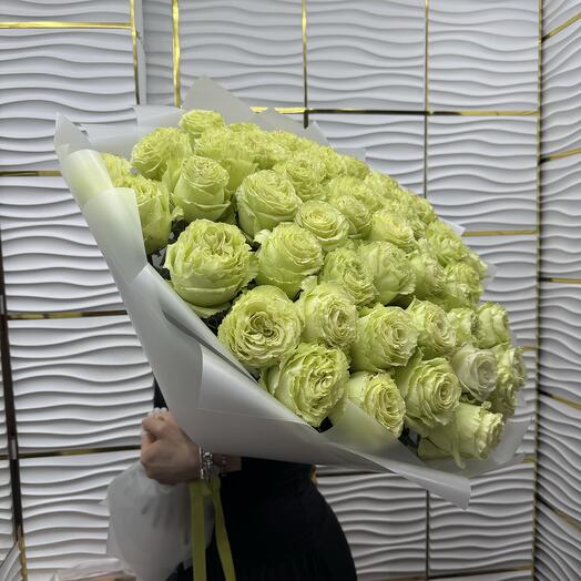 Цветы Роза Эквадор Букет без слов 💛