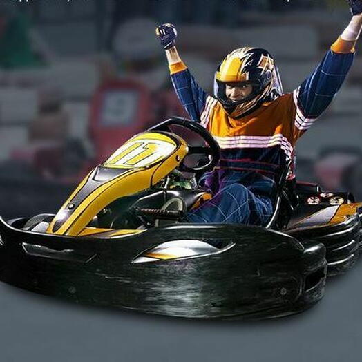 Подарочный сертификат «Картинг на открытой трассе» (10 минут, 1 ребенок)