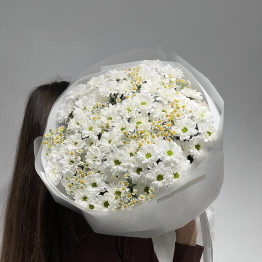 Букет с ромашками 101