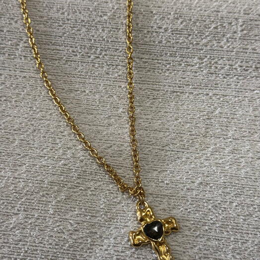 City - Golden Cross Necklace