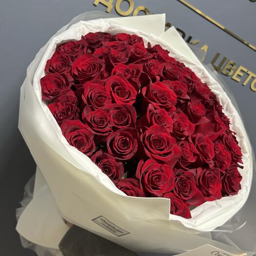 51 роза с Эквадора