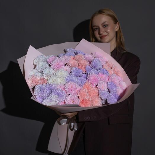 Букет 17 хризантем