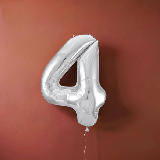 Цифра «4», серебро