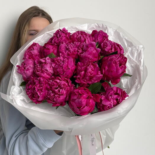 Wow-букет пионов