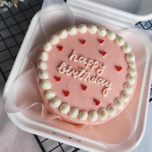 Бенто торт Happy birthday для девушки