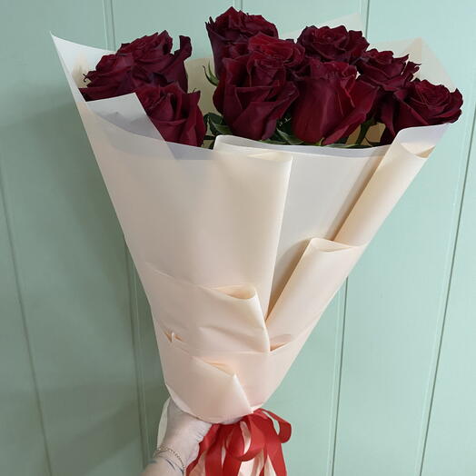 Розы красные 80 см