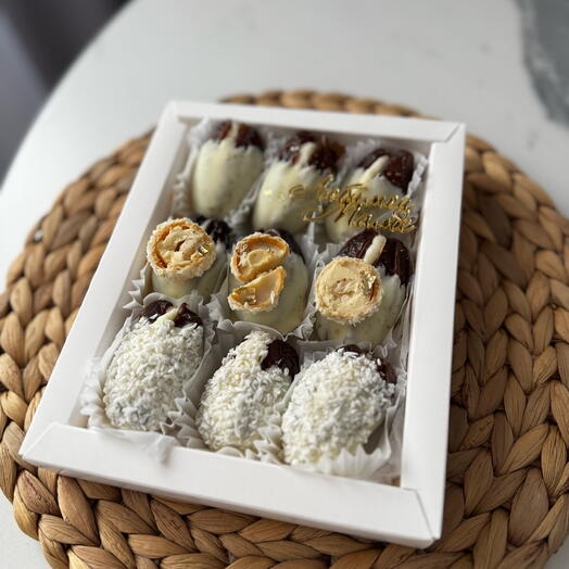 Королевские финики в бельгийском шоколаде для любимой мамы