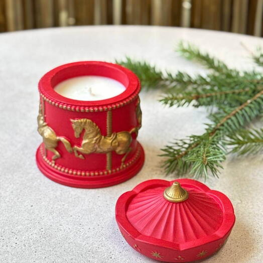 Свеча Гипсовая Карусель