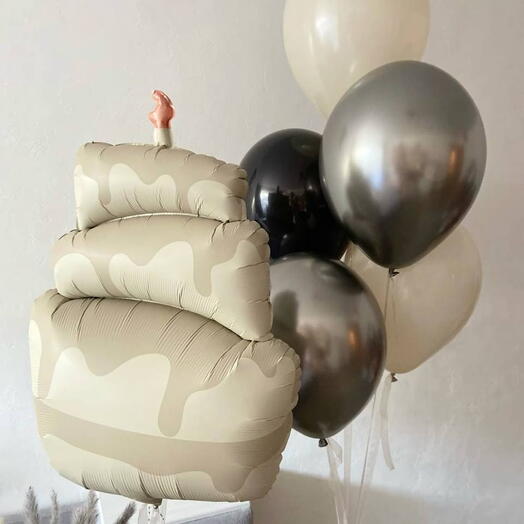 Набор шаров «Тортик» — праздничный декор 🎂