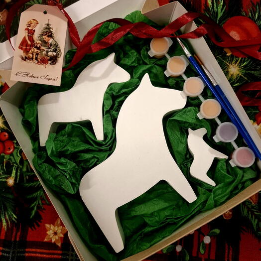 Набор для росписи ЛОШАДКИ