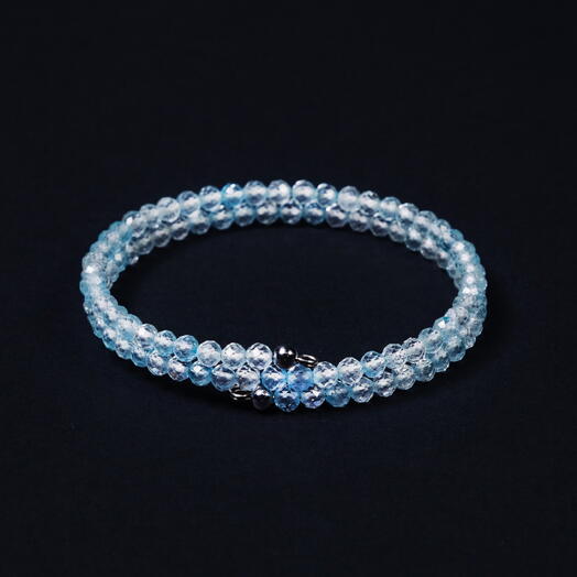 Браслет Ирис Топаз Rh+ 37 см (BRA1129)