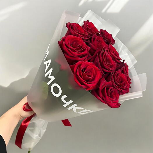 Букет «мамочке» с красной розой