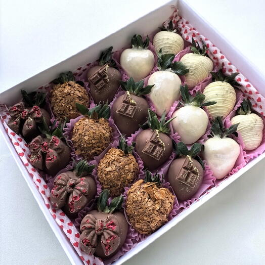 Клубника в шоколаде девушке жене Микс