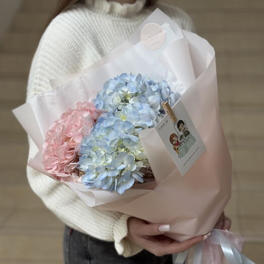 Букет «Микс Гортензий»