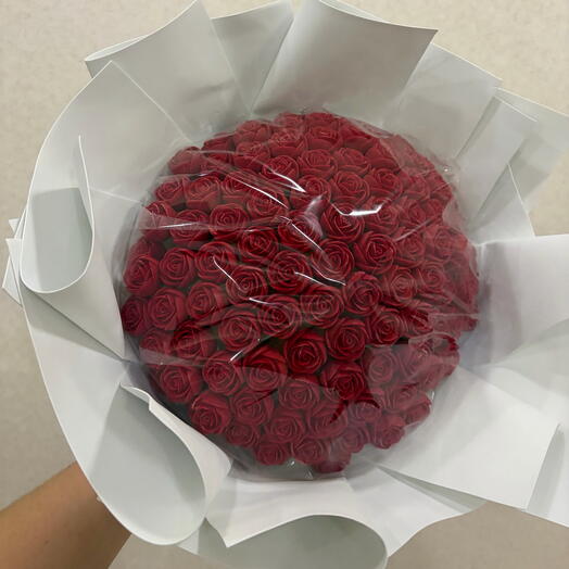 Букет из 101 красной розы