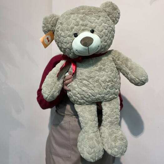 Мягкая игрушка медведь с бантом