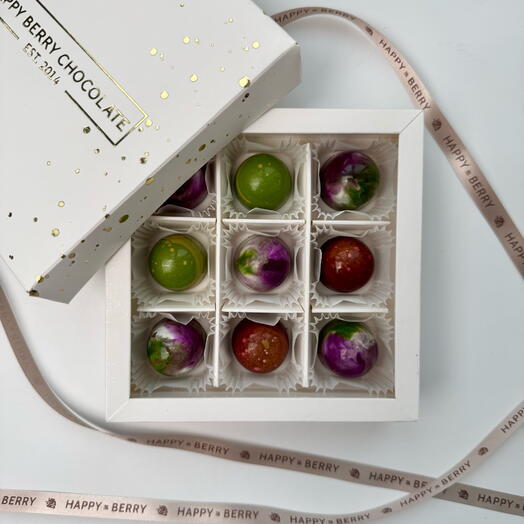 Конфеты ручной работы "Весенний аромат" 9 шт