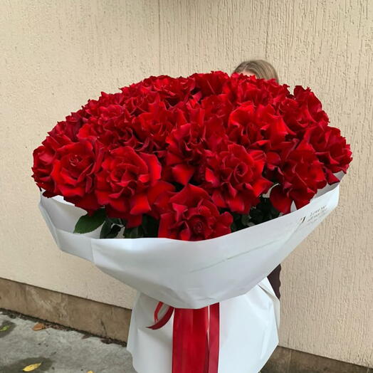 Красный букет
