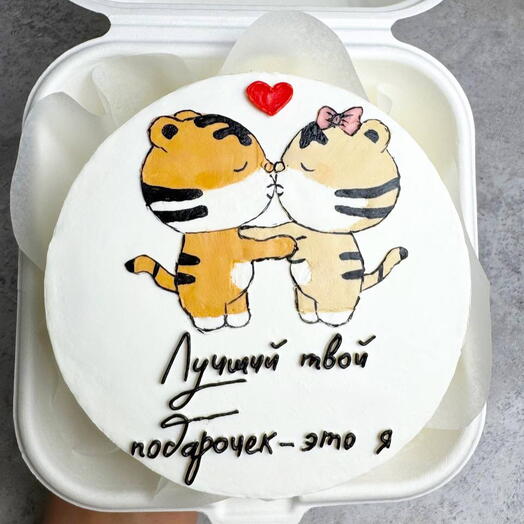 Бенто-торт с рисунком