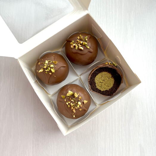 Пирожное картошка с дубайской начинкой