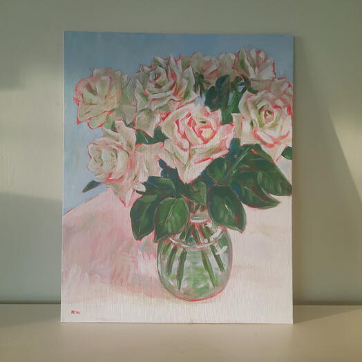 Картина "Белые Розы"