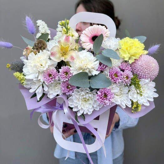 Flores en una Caja de gerbera 🌸