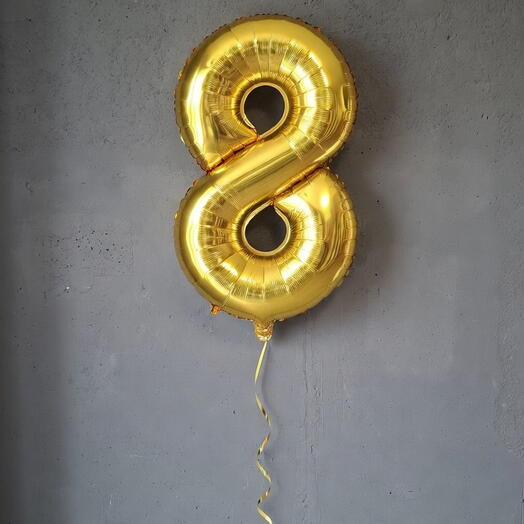 Фольгированный воздушный шар "8"