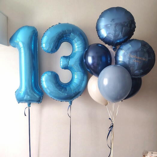 Шары для сына ребёнка на 13 лет