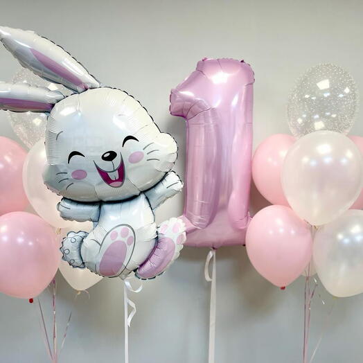 Композиция из воздушных шаров "Для девочек" Nº2906