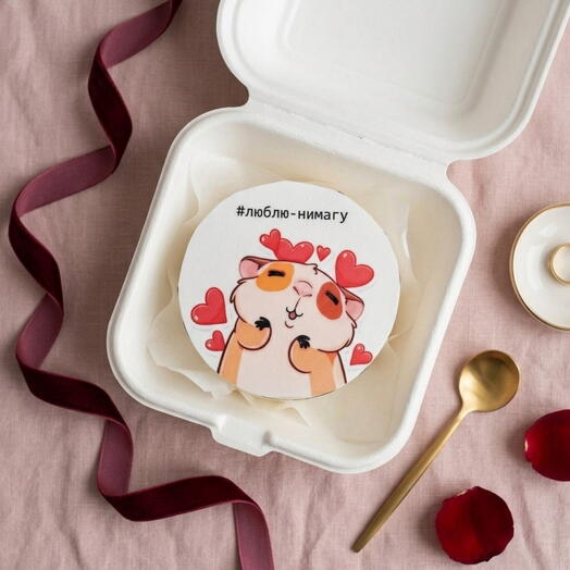 💌 Бенто-торт «Люблю нимагу» — милый подарок