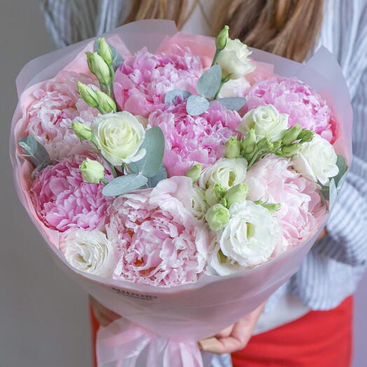 Пионы и Эустома💓