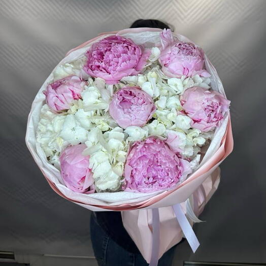Нежные Пионы и Гортензии🥰🥰🥰