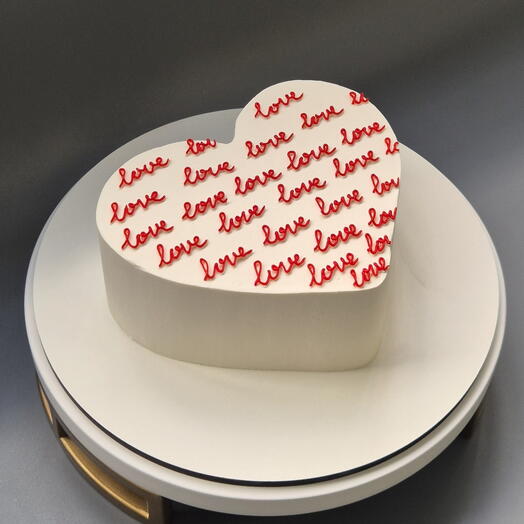 Бенто - торт сердце "Love" 600 гр