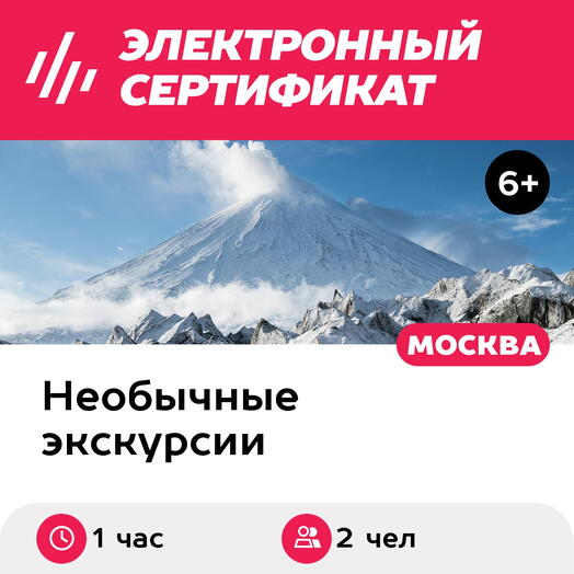 Подарочный сертификат Мультимедийная выставка Большая Страна, 1 взрослый и 1 ребенок, будни