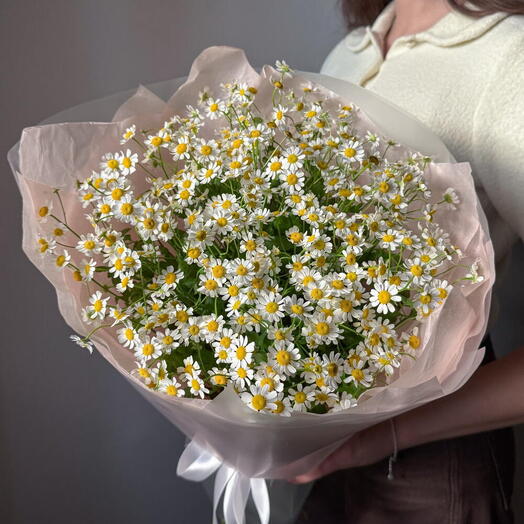 Полевой букет из кустовой ромашки